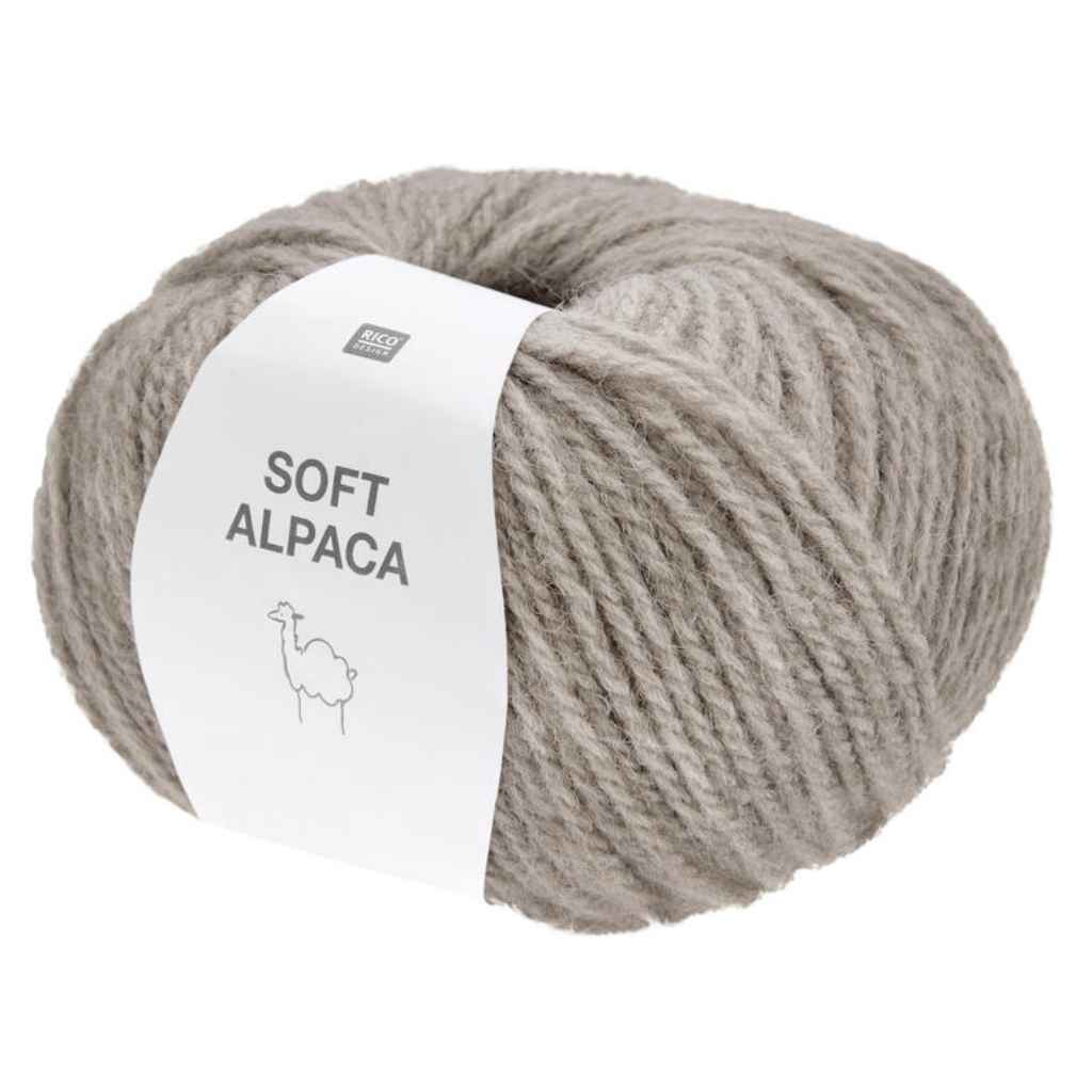 Rico Design Soft Alpaca, Farbe 020 sand – Alpaka, Schurwolle und Synthetik bei Lieblingsgarn