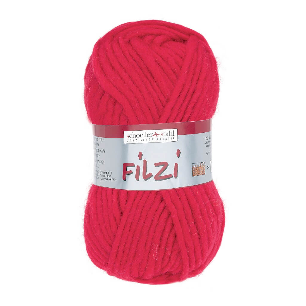 Schoeller + Stahl 03 - Rot Schoeller+Stahl Filzi Uni 50g - Strickfilzwolle Lieblingsgarn