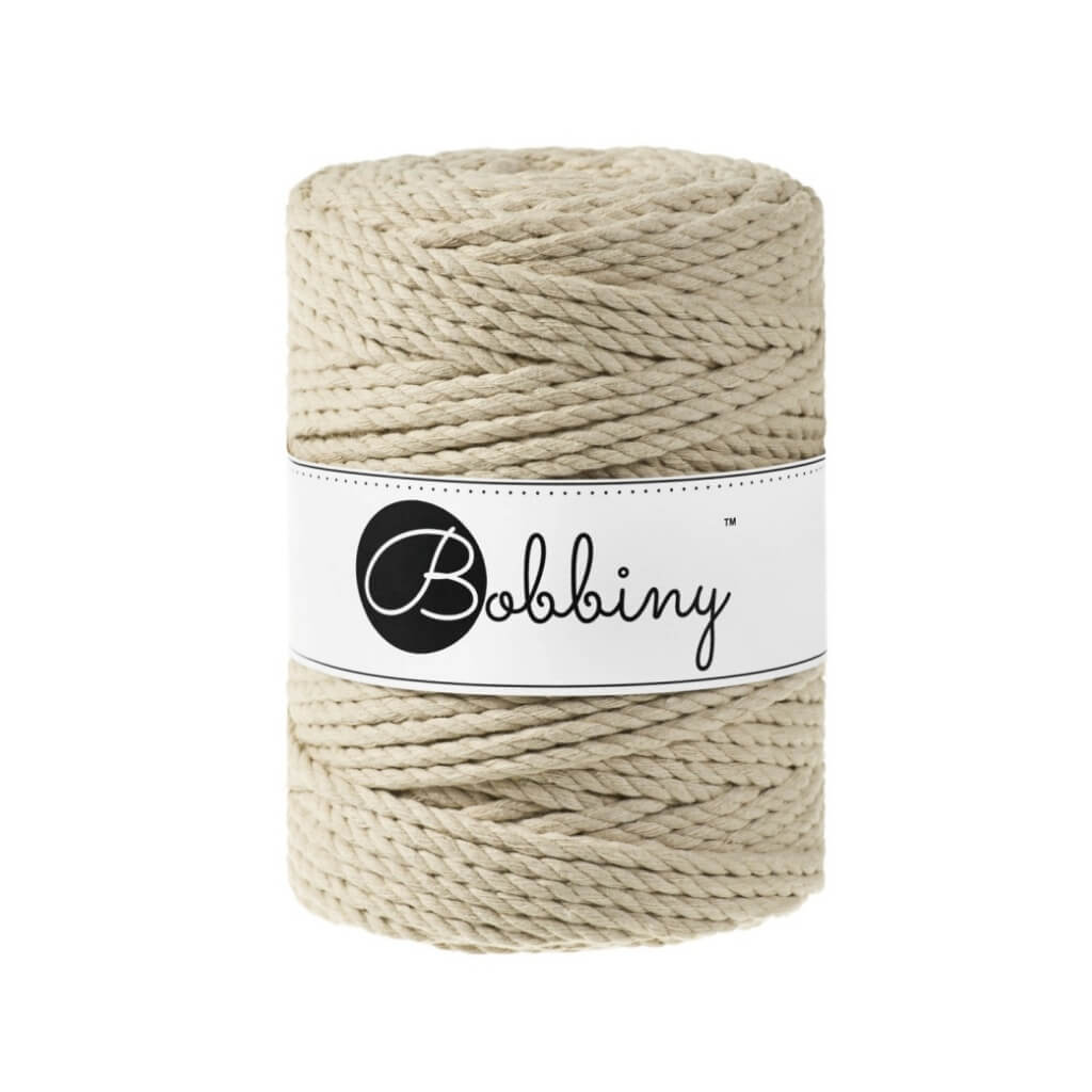 Bobbiny Makramee Garn 5 mm x 100 m gedreht