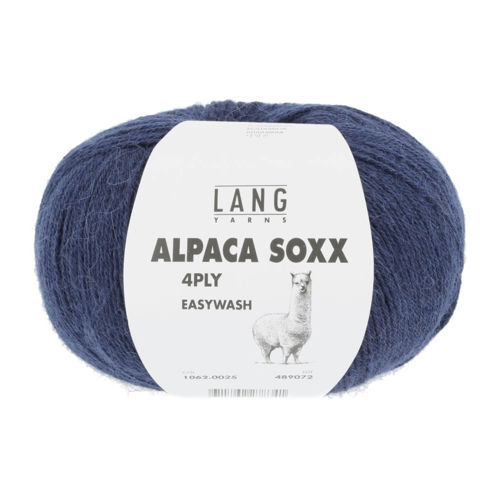 Lang Yarns 1062.0025 - Navy Lang Yarns Alpaca Soxx 4-fach - 100g Lieblingsgarn
