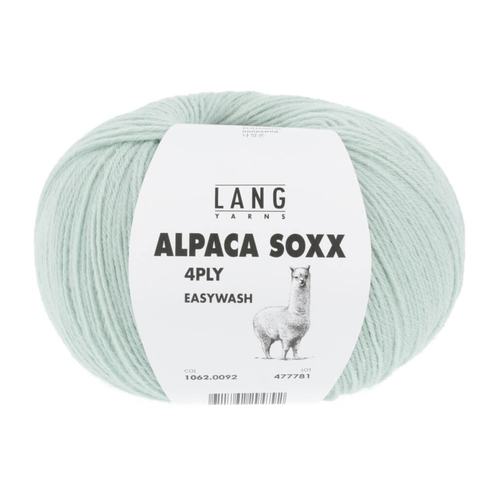 Lang Yarns 1062.0092 - Salbei Lang Yarns Alpaca Soxx 4-fach - 100g Lieblingsgarn