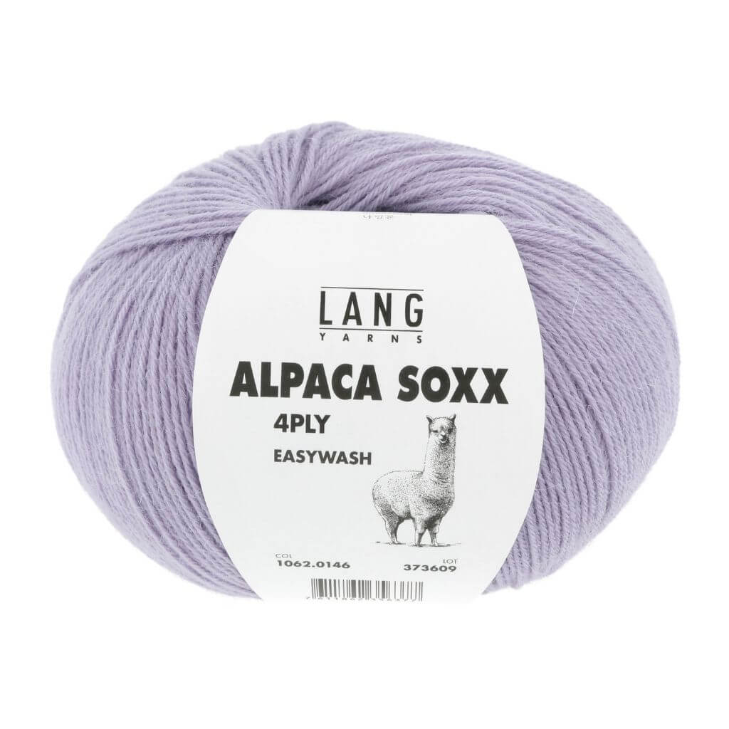 Lang Yarns 146 - Lila Hell Lang Yarns Alpaca Soxx 4-fach - 100g Lieblingsgarn