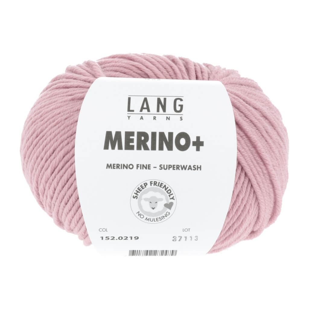 Lang Yarns 152.0219 - Rosa Lang Yarns Merino+ - 50g Lieblingsgarn