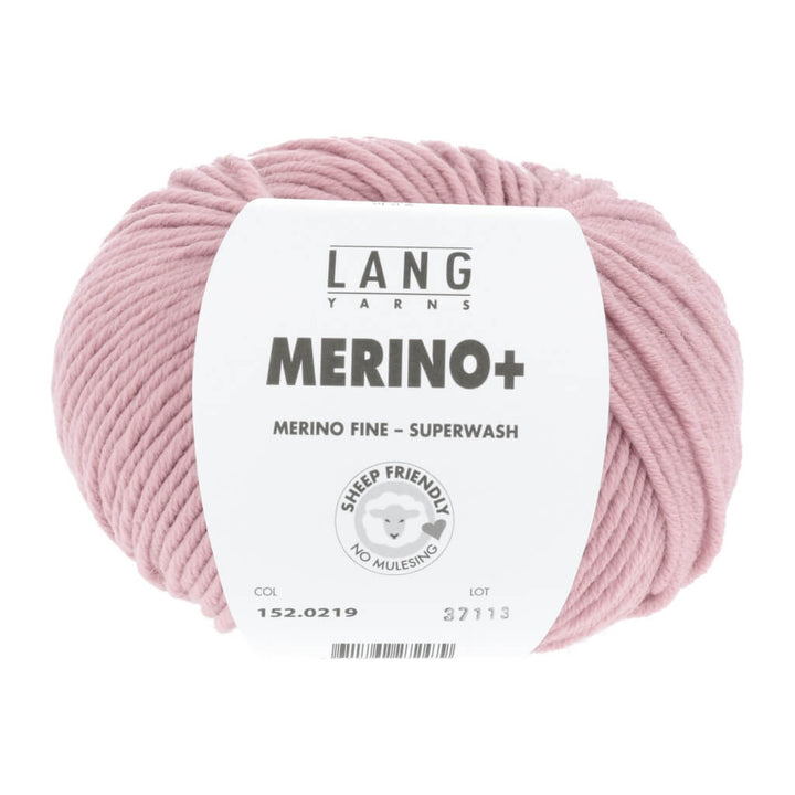 Lang Yarns 152.0219 - Rosa Lang Yarns Merino+ - 50g Lieblingsgarn
