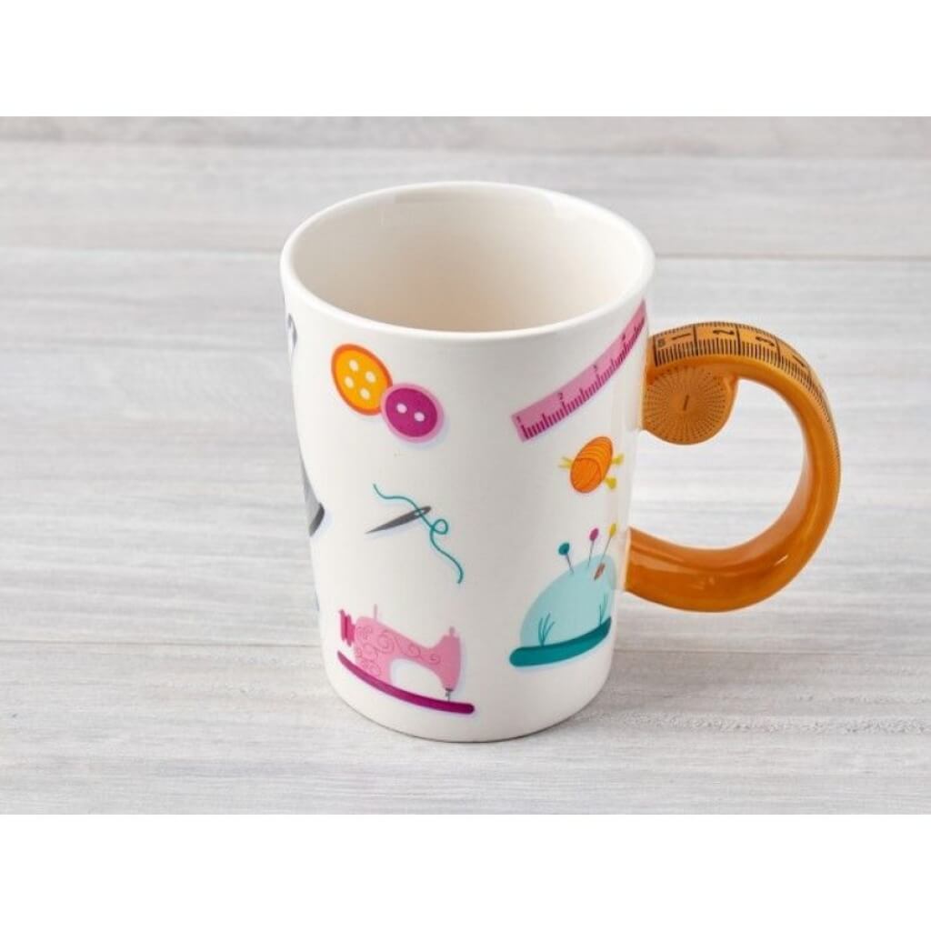 Hemline Tasse aus Keramik für Handarbeitsfans bei bei bei bei bei bei bei bei bei bei bei bei bei bei bei bei Lieblingsgarn