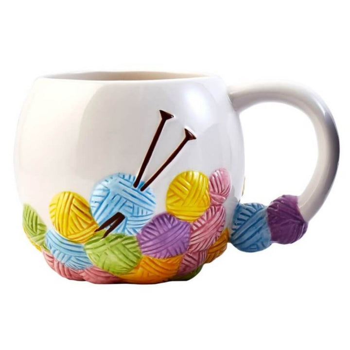 Hemline Tasse aus Keramik für Handarbeitsfans bei bei bei bei bei bei bei bei bei bei bei bei bei bei bei bei Lieblingsgarn