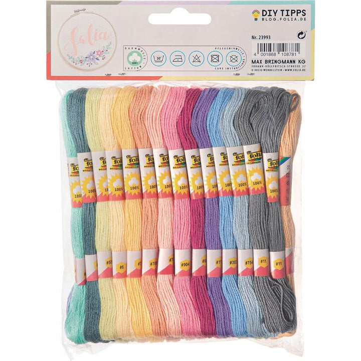Folia Stickgarn Set Pastell, 52 Docken bei bei bei bei bei bei bei bei bei bei bei bei bei bei bei bei Lieblingsgarn