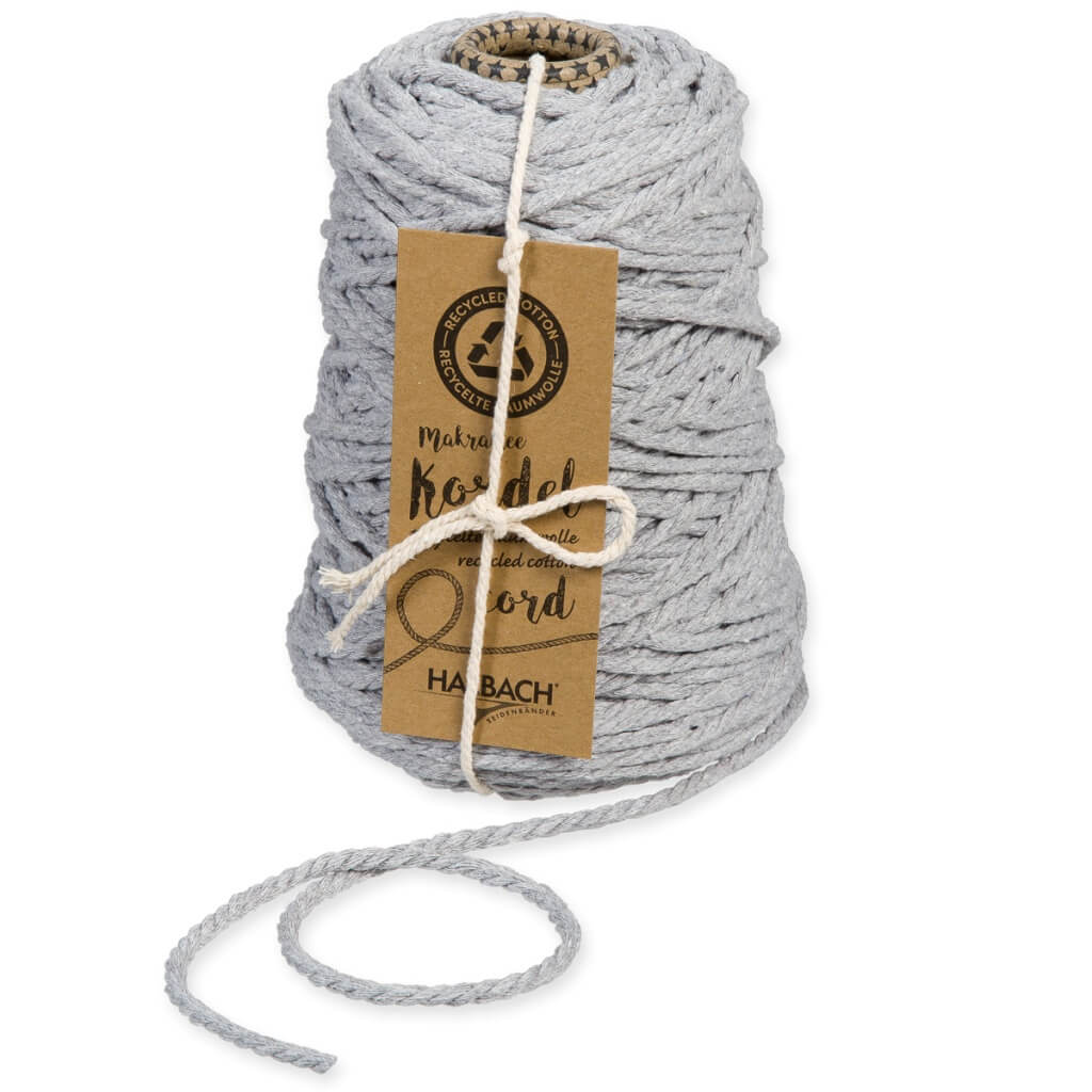 Halbach 21 - grey Halbach Makramee Garn 5 mm x 80 m Lieblingsgarn