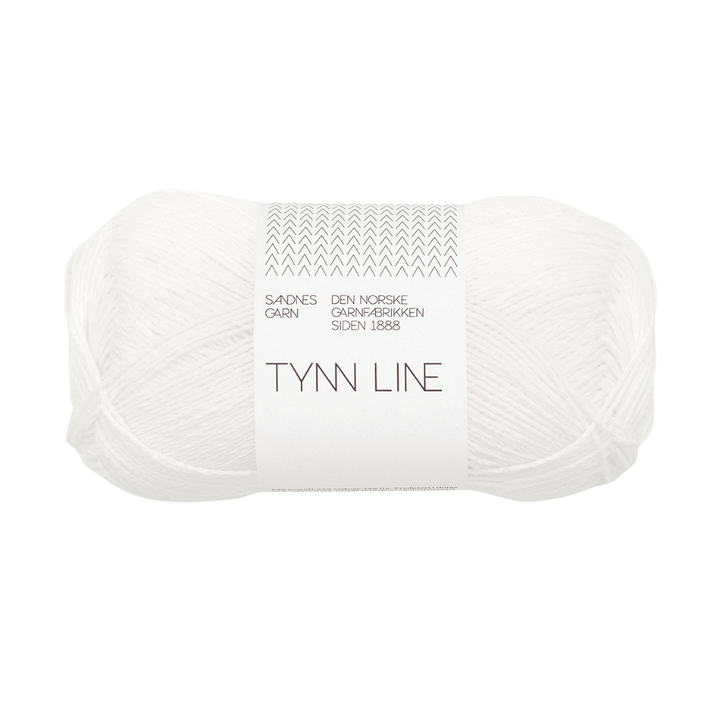 Sandnes Garn 1001 - white Sandnes Garn Tynn Line - 50g Lieblingsgarn