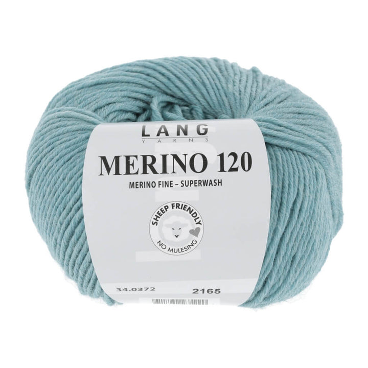 Lang Yarns 34.0372 - Acqua Mélange Lang Yarns Merino 120 Lieblingsgarn