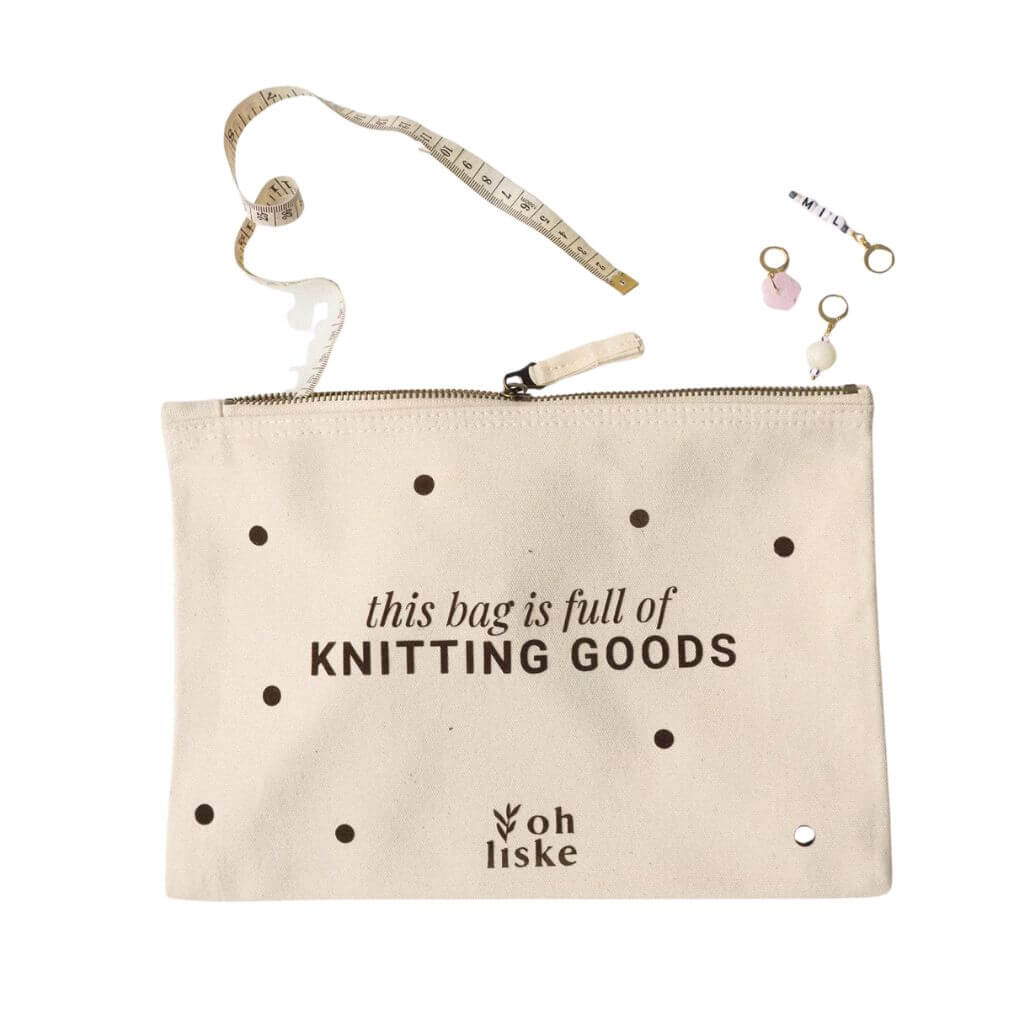 ohliske Canvas Zubehörtasche - Knitting Goods
