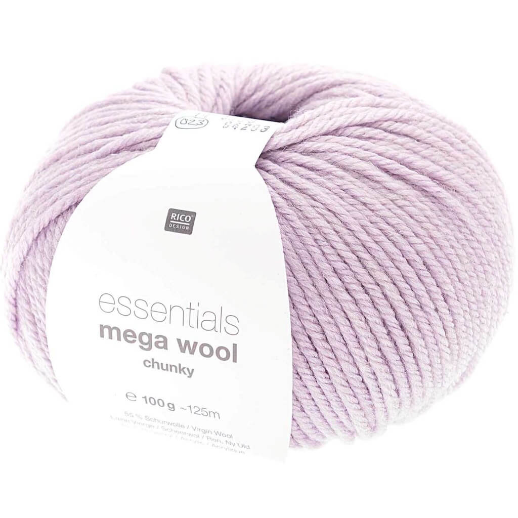 Rico Design 023 - Lavendel Rico Design Essentials Mega Wool Chunky 100g Lieblingsgarn