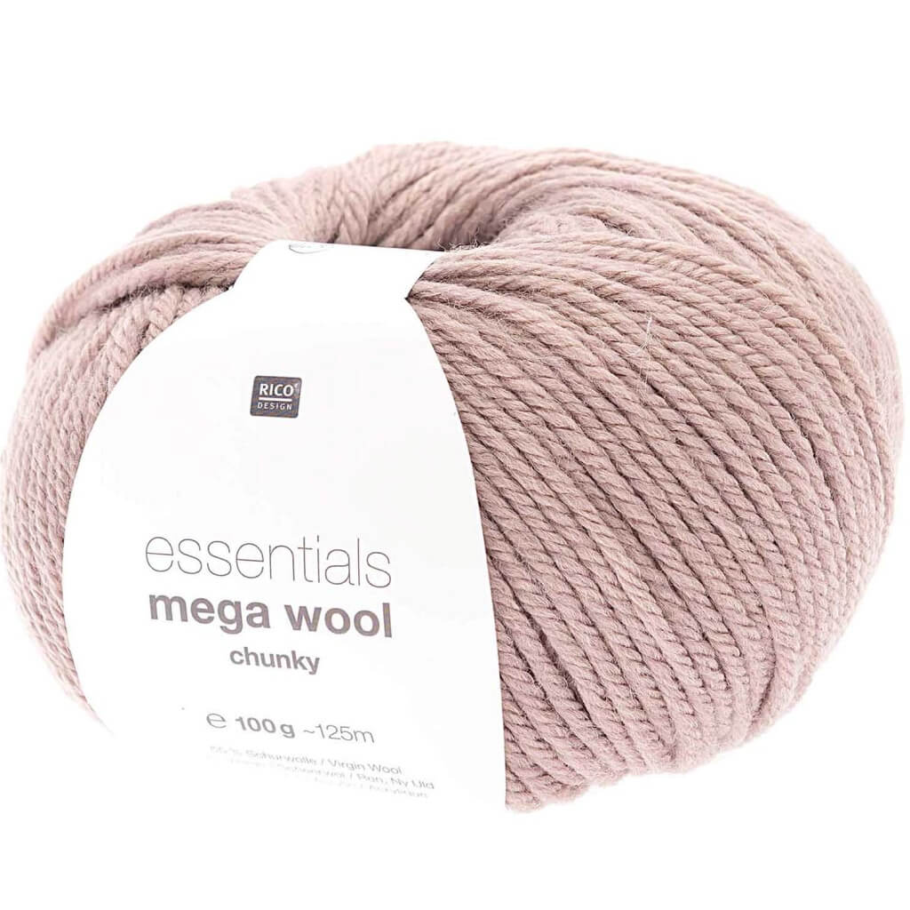 Rico Design 024 - Mauve Rico Design Essentials Mega Wool Chunky 100g Lieblingsgarn