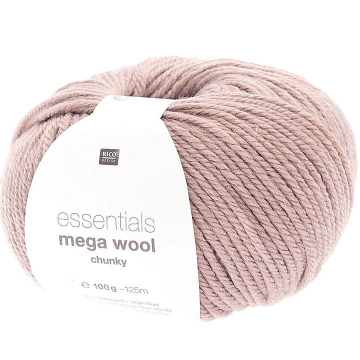 Rico Design 024 - Mauve Rico Design Essentials Mega Wool Chunky 100g Lieblingsgarn