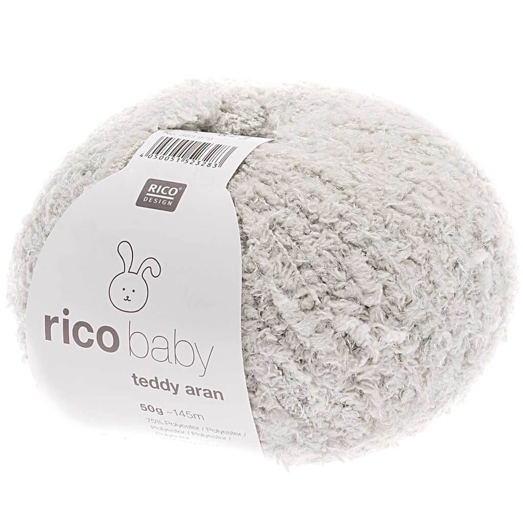 Rico Design 024 - Dunkelgrau Rico Design Baby Teddy Aran 50 g Lieblingsgarn