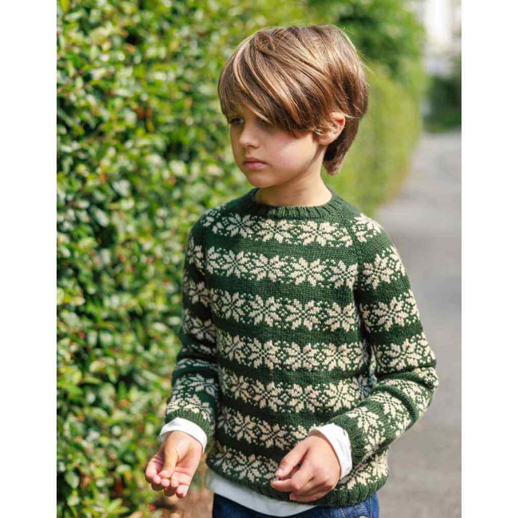 Sandnes Garn Pullover Alvar Junior Strickanleitung – Bild 3 von 4 bei Lieblingsgarn