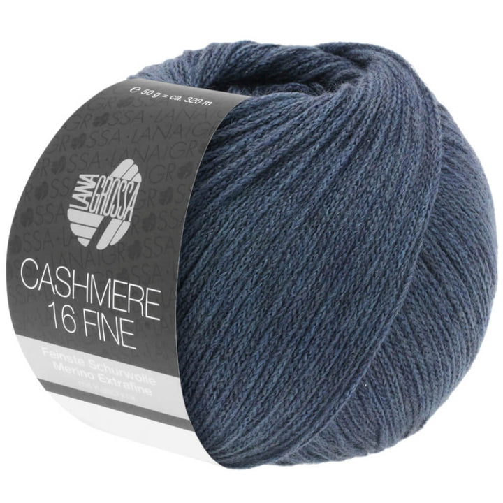 Lana Grossa 39 - dunkles Rauchblau Lana Grossa Cashmere 16 Fine 50 g Lieblingsgarn