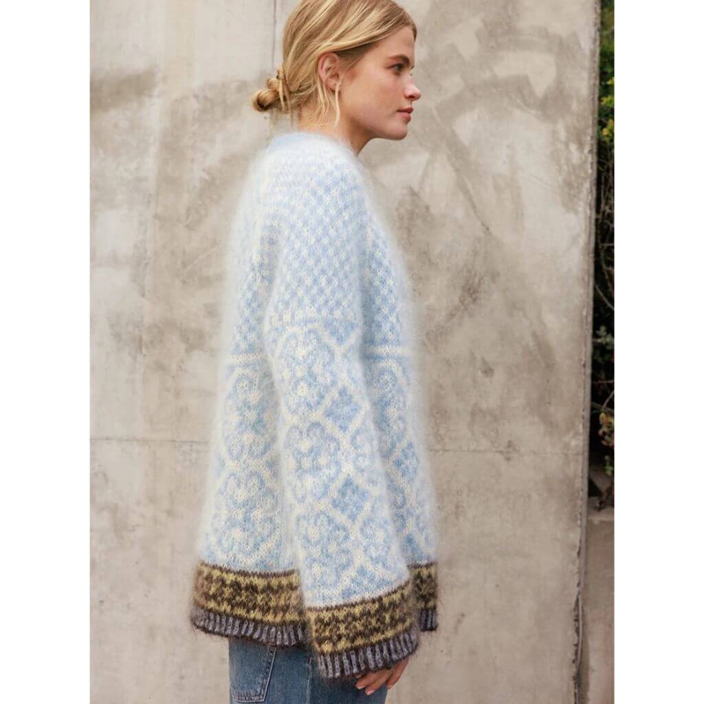 Damenpullover Rose Strickanleitung - Sandnes Garn (Heft)