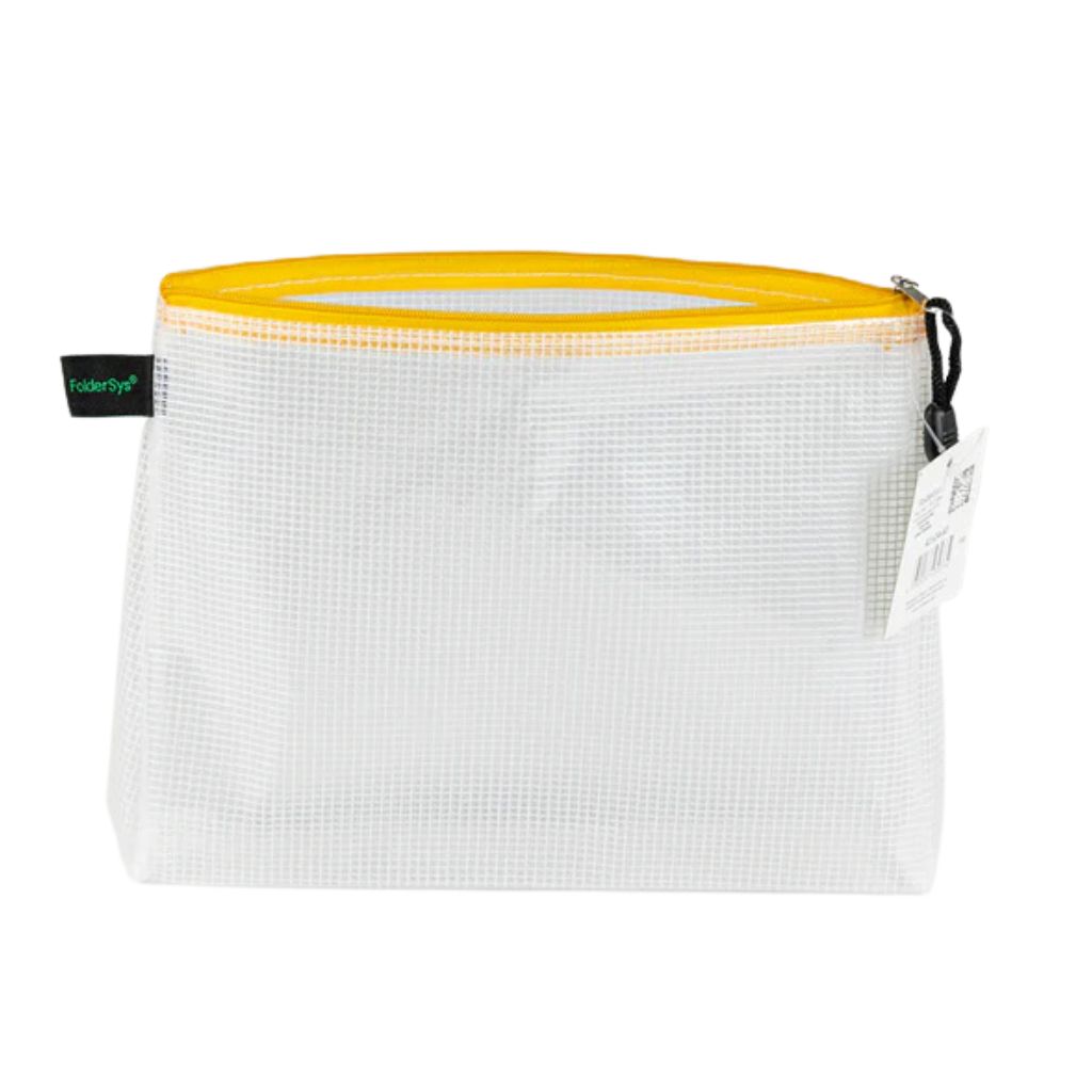 FolderSys Kleinkram-Beutel für Format A5 mit 60mm Dehnfalte - gelb bei bei bei bei bei bei bei bei bei bei bei Lieblingsgarn
