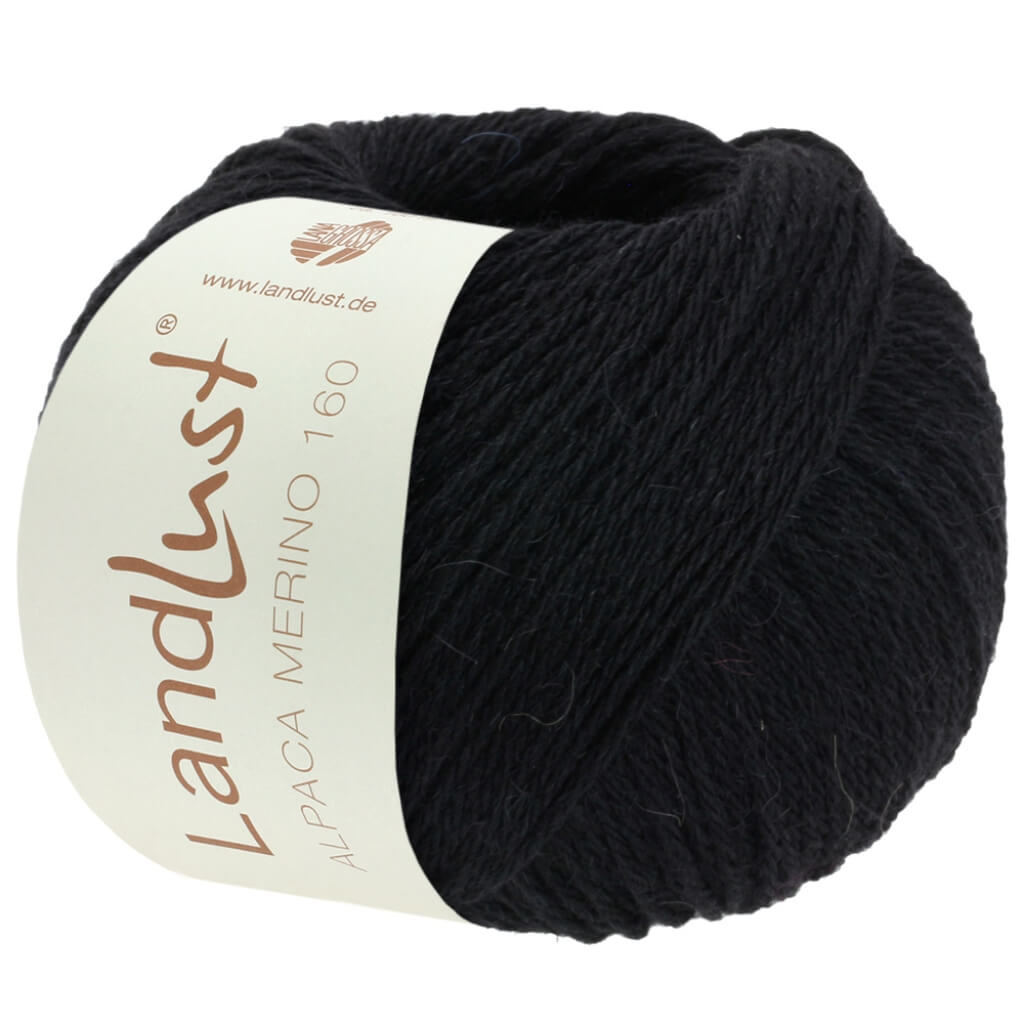 Lana Grossa 410 - Schwarz Lana Grossa Landlust Alpaka Merino 160 50 g Lieblingsgarn