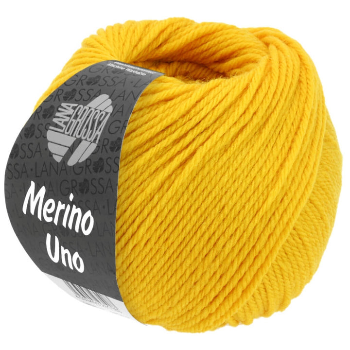 Lana Grossa 44 - Dottergelb Lana Grossa Merino Uno 50 g Lieblingsgarn