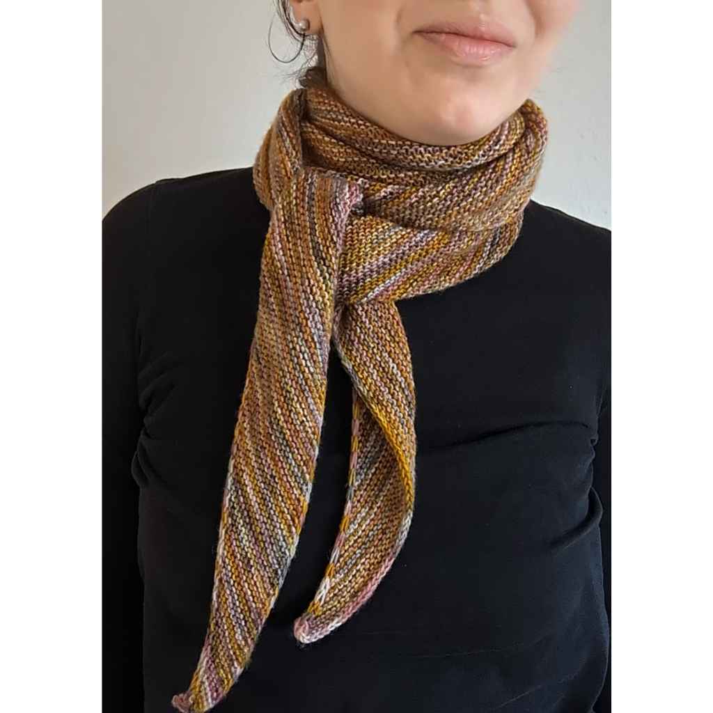 Tuch No Gauge Scarf Strickanleitung - eviknitwear (PDF)