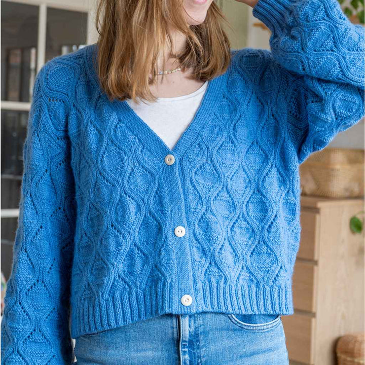 Kreativictoria Pattern Cardigan Waves Cardigan Strickanleitung - Kreativictoria (PDF) Lieblingsgarn