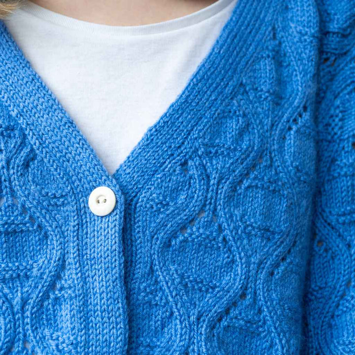 Kreativictoria Pattern Cardigan Waves Cardigan Strickanleitung - Kreativictoria (PDF) Lieblingsgarn