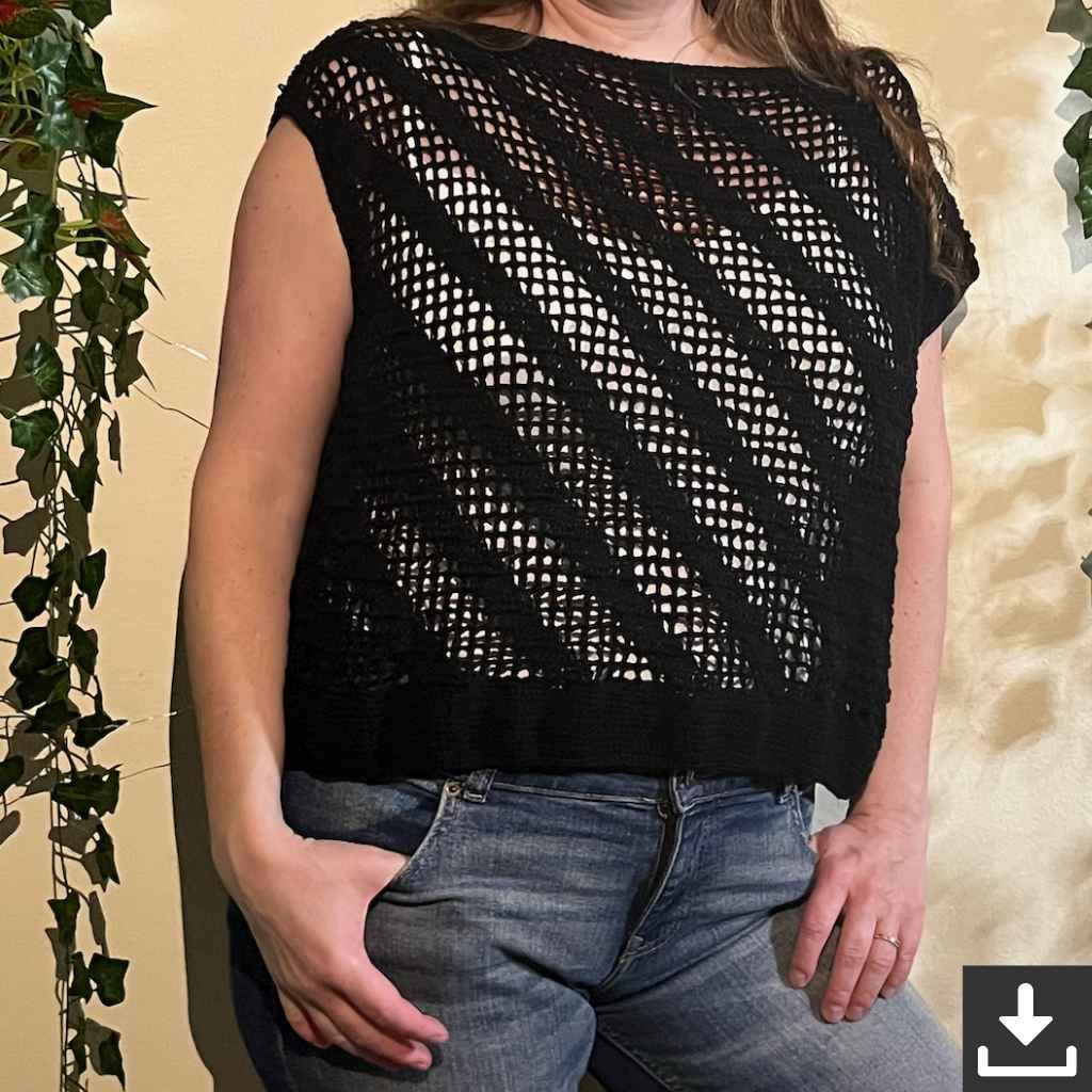Shirt Line Dance Häkelanleitung - alhats designs (PDF)