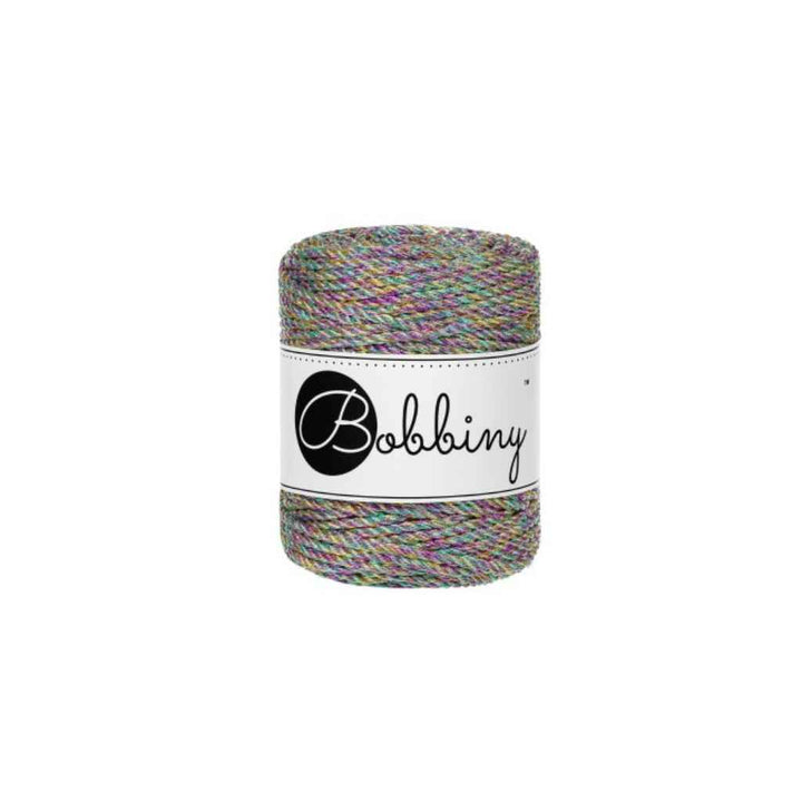 Bobbiny Metallic Aurora Bobbiny Metallic Makramee Garn 3 mm x 50 m gedreht Lieblingsgarn