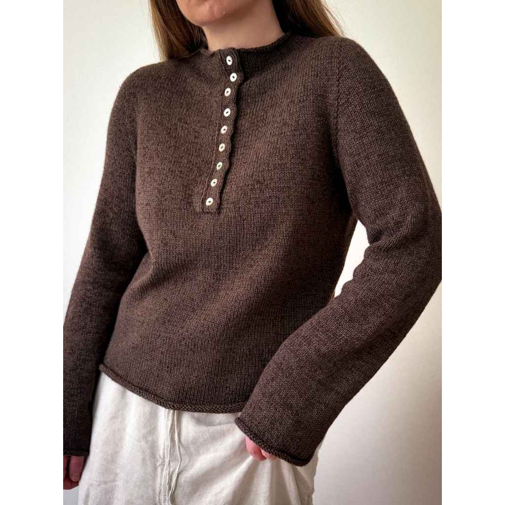 Mia Blouse Strickanleitung - Moreca Knit (PDF)