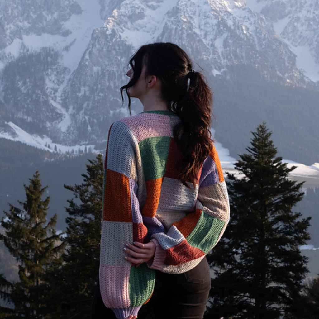 Wisteria Knitting Pattern Pullover Starborn Sweater Häkelanleitung - WisteriaKnitting (PDF) Lieblingsgarn