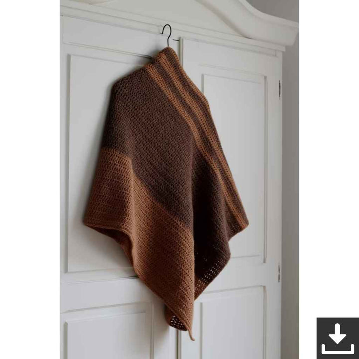 Tuch Bergluft Häkelanleitung - eviknitwear (PDF)