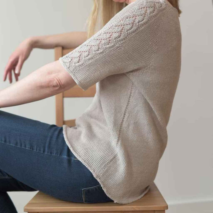 T-Shirt Linen Summer Tee Strickanleitung - strickauszeit Designs (PDF)