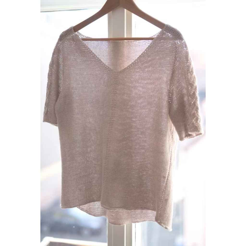 T-Shirt Linen Summer Tee Strickanleitung - strickauszeit Designs (PDF)