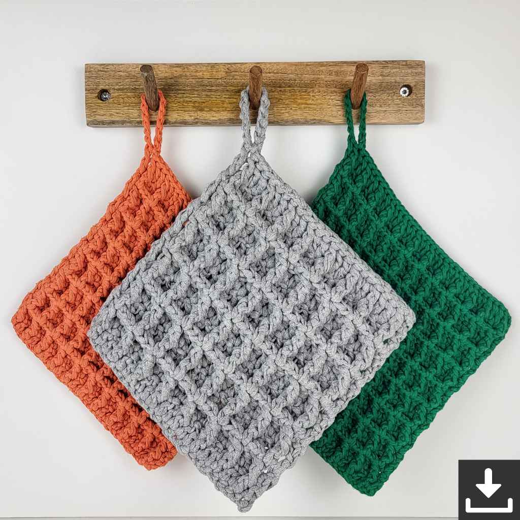 Garnja Pattern Topfuntersetzer Topfuntersetzer Häkelanleitung - Garnja (PDF) Lieblingsgarn