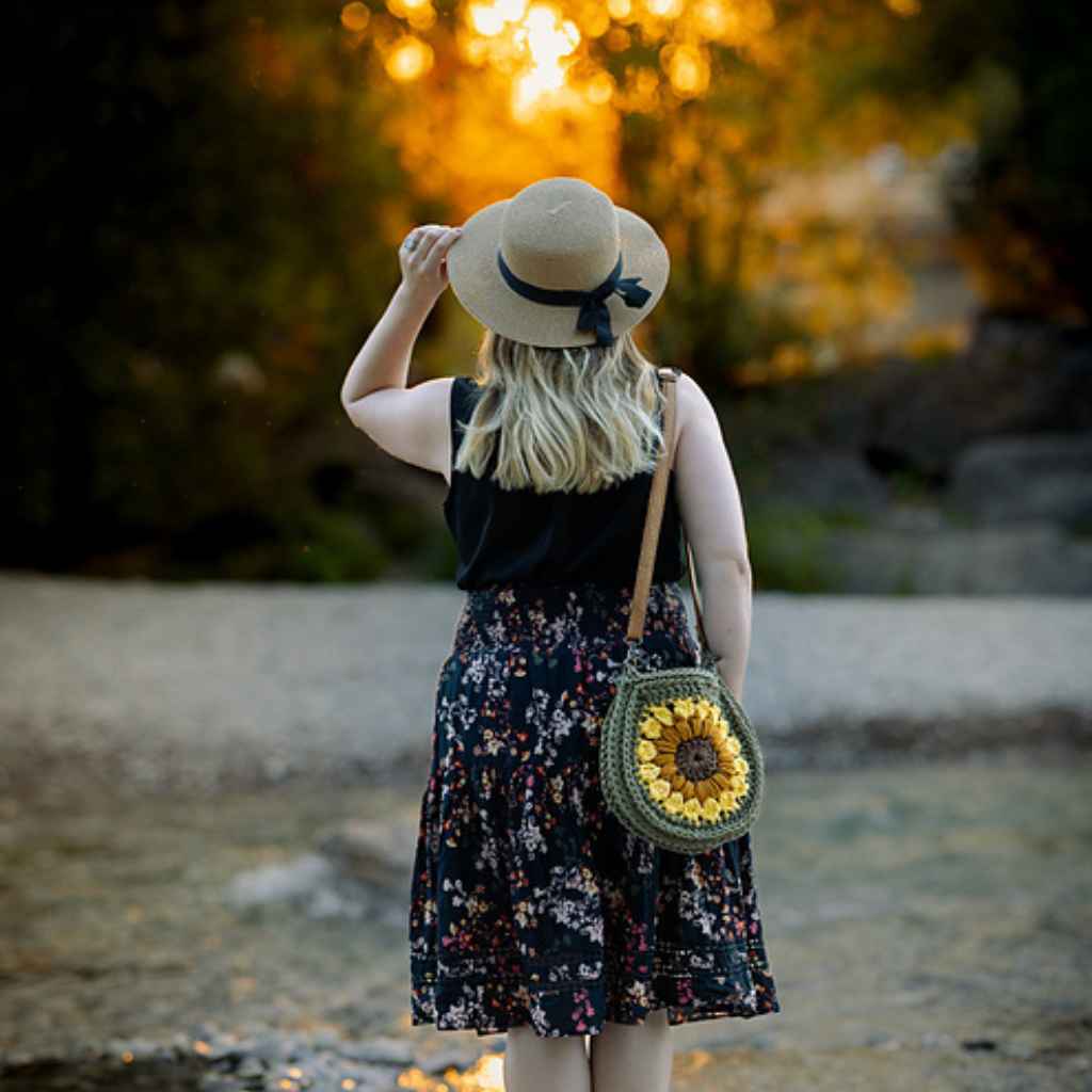 cickadesign Tasche Sunflower Bag Häkelanleitung - Cicka Design (PDF, englisch) Lieblingsgarn
