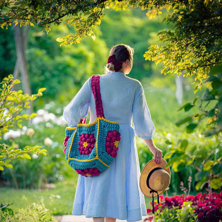 cickadesign Tasche Floral Square Bag Häkelanleitung - Cicka Design (PDF, englisch) Lieblingsgarn
