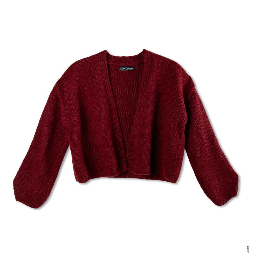 Lana Grossa Ausgestellte Strickjacke Strickanleitung – Bild 2 von 2 bei bei bei bei Lieblingsgarn
