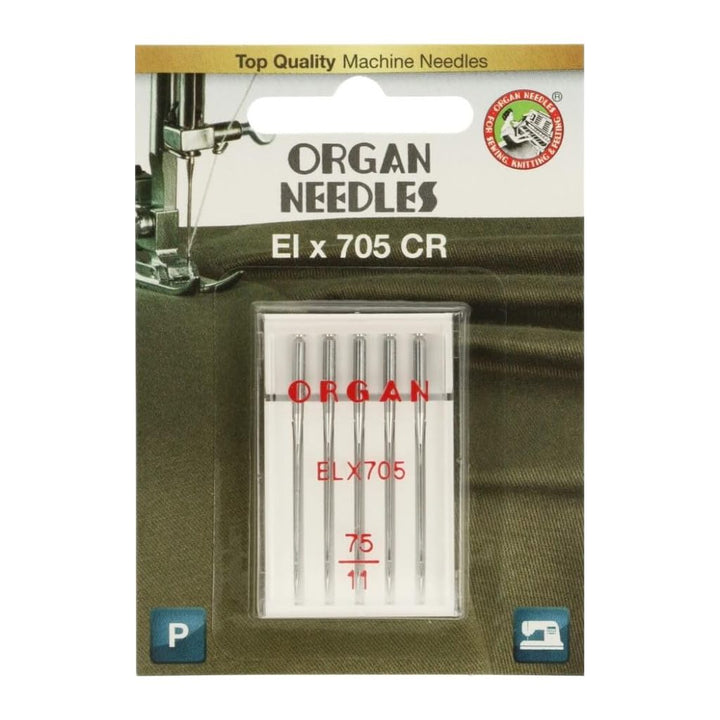Organ Needles Organ Overlocknadeln ELx705, Farbe 75 – Metall bei Lieblingsgarn
