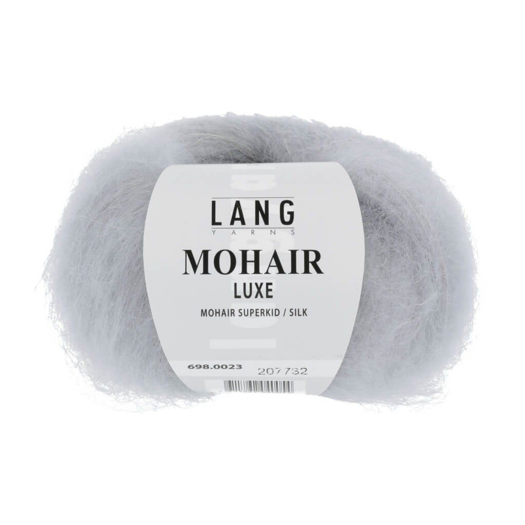 Lang Yarns Mohair Luxe, Farbe 23 Silber – Mohair und Seide bei Lieblingsgarn