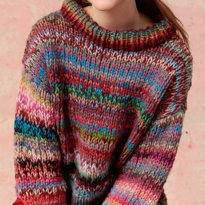 Lang Yarns Pattern Bunter Pullover mit Farbverlauf Strickanleitung - Lang Yarns (PDF) Lieblingsgarn