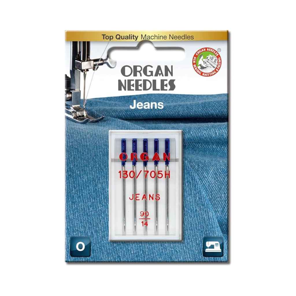 Organ Needles Organ 130/705 H Jeans, Farbe 90 – Metall bei Lieblingsgarn