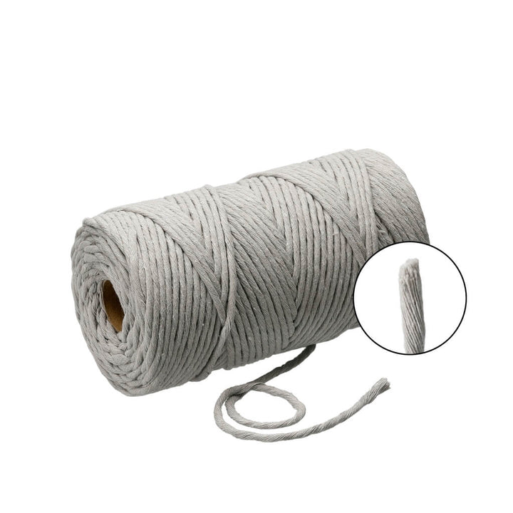 Lieblingsgarn Light Grey Filani Lieblingsgarn - Makramee Garn 3 mm x 130 m Lieblingsgarn