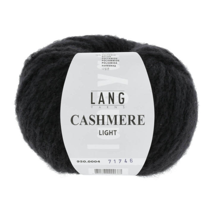 Lang Yarns 950.0004 - Schwarz Lang Yarns Cashmere Light - 25g Kaschmir Wolle Lieblingsgarn