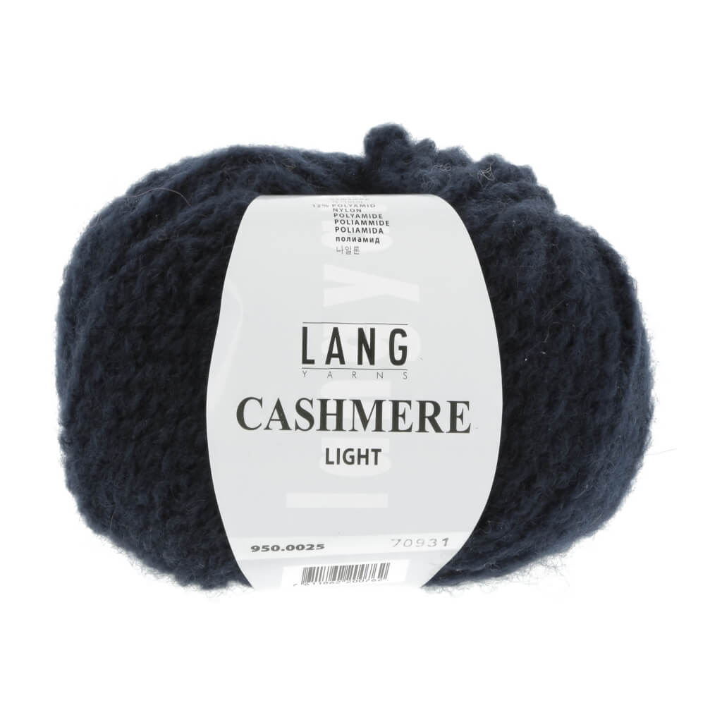 Lang Yarns 950.0025 - Navy Lang Yarns Cashmere Light - 25g Kaschmir Wolle Lieblingsgarn