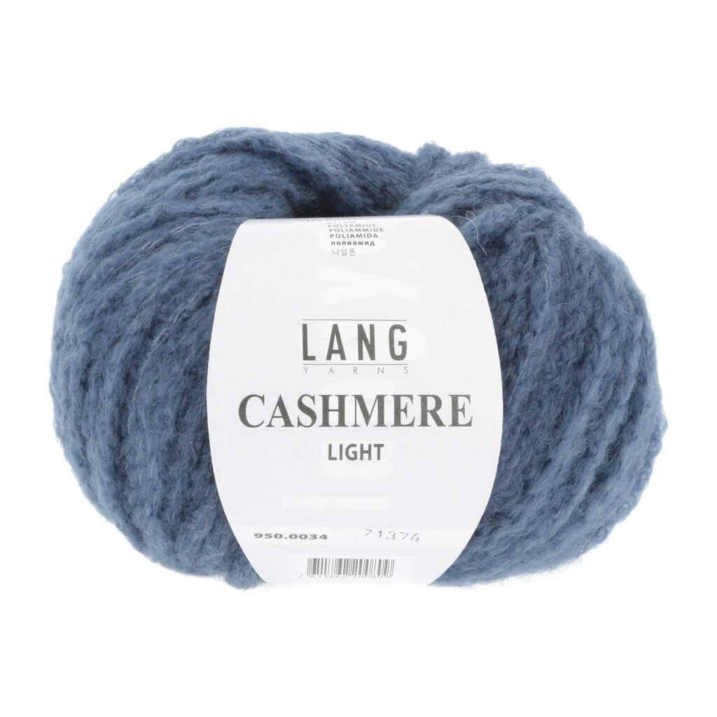 Lang Yarns 950.0034 - Jeans Dunkel Lang Yarns Cashmere Light - 25g Kaschmir Wolle Lieblingsgarn