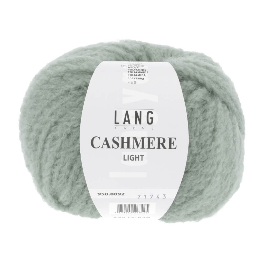 Lang Yarns 950.0092 - Salbei Lang Yarns Cashmere Light - 25g Kaschmir Wolle Lieblingsgarn