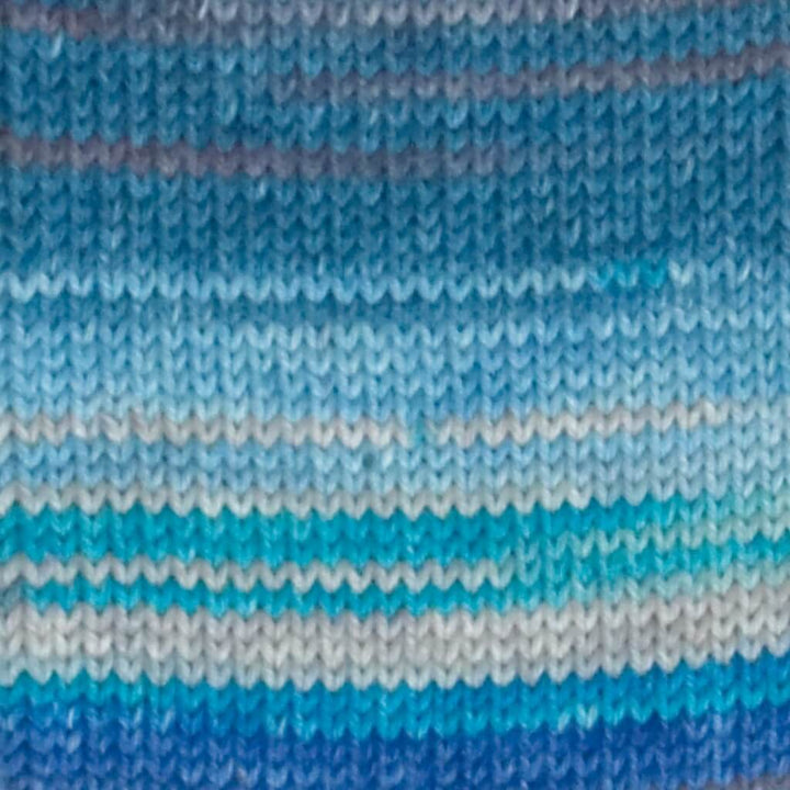 Austermann Step 6 Irish Rainbow Colours 150g, Farbe 682 Loch Ness – Polyamid und Schurwolle bei Lieblingsgarn