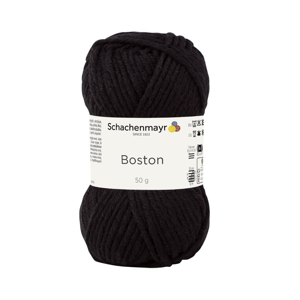 Schachenmayr 99 - Schwarz Schachenmayr Boston Lieblingsgarn